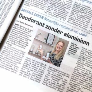 loveli in telegraaf