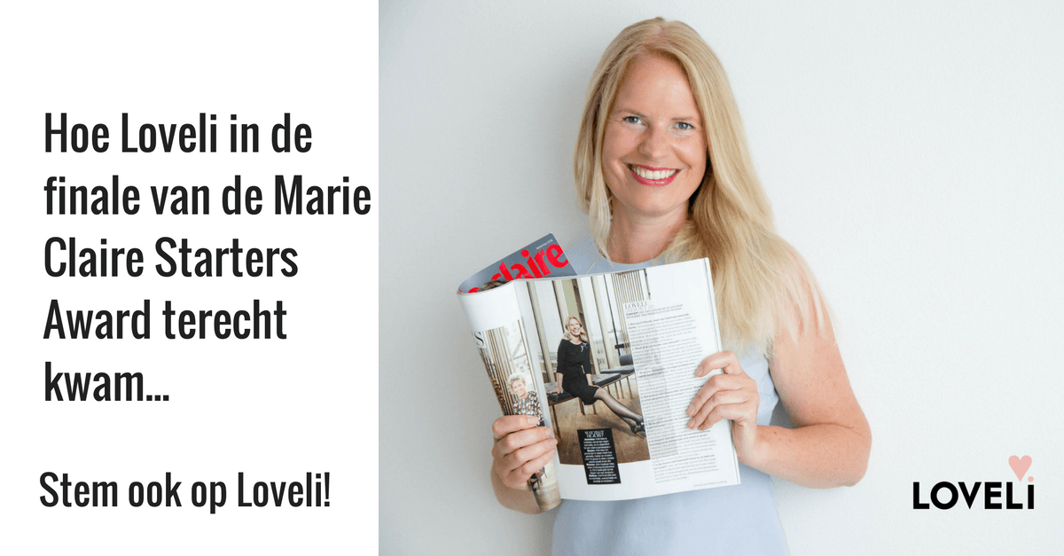 Loveli in finale Marie Claire Starter Award