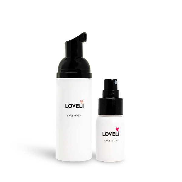 Loveli Face wash & Face mist travel