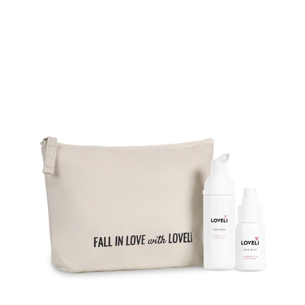 Loveli Face care set travel Normal to Dry skin