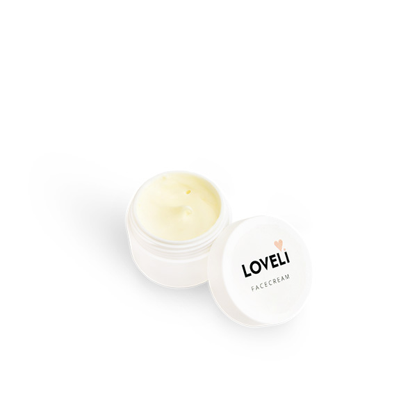 Loveli Face cream travel size inhoud