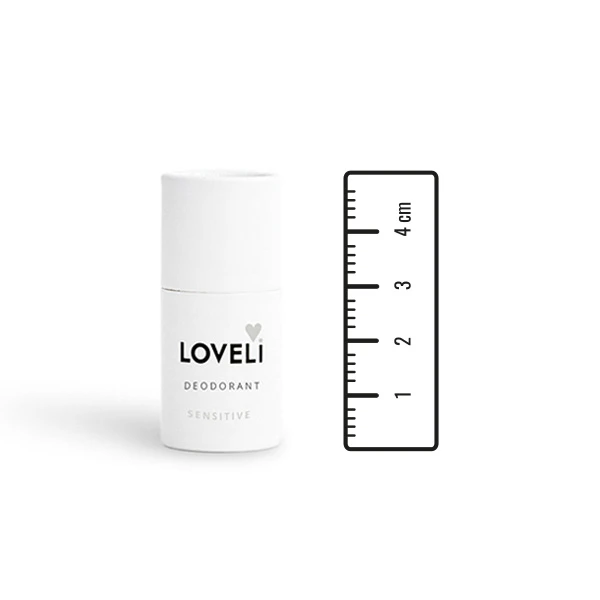 Mini deodorant Sensitive 6 gr met liniaal