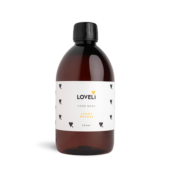 Loveli Hand wash Sunny Orange refill 500 ml PET