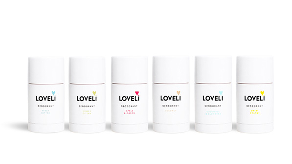 Loveli Deodorant Line up