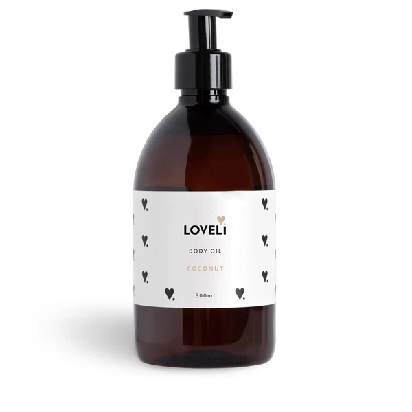 Loveli Body oil Coconut 500 ml refill pomp