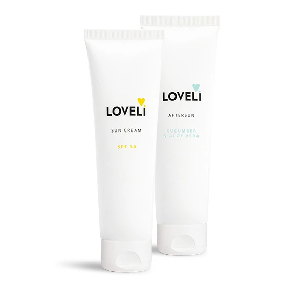 Loveli sun cream spf 30 en aftersun 150 ml