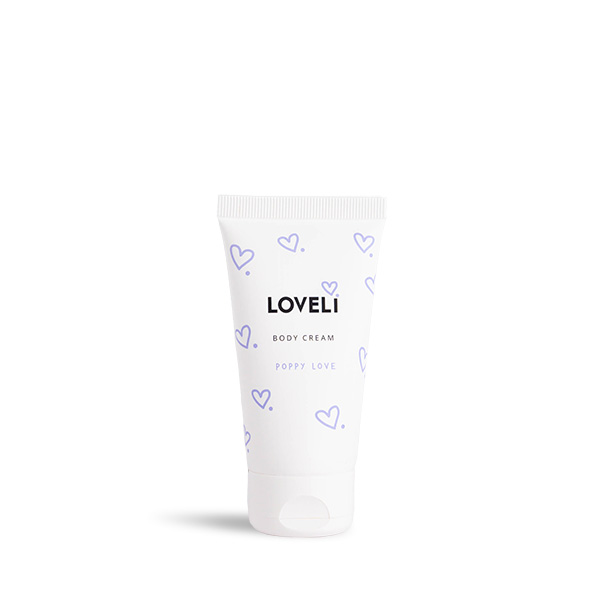 Loveli Body cream Poppy Love Travel size 50ml