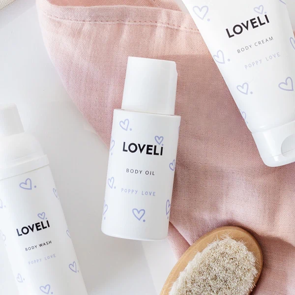 Loveli Body oil Poppy Love travel size