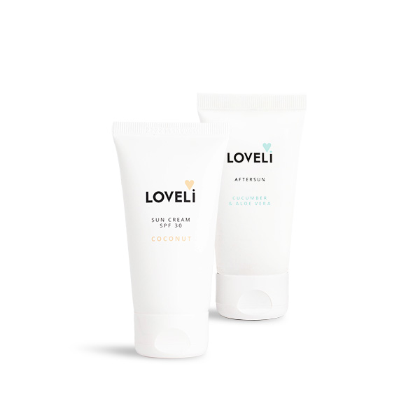 Loveli Sun cream Coconut SPF 30 en Aftersun 50 ml