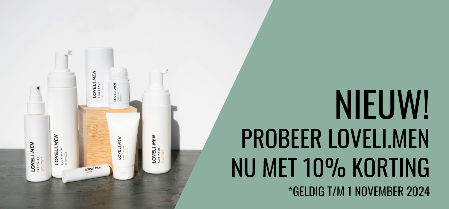 Nieuw Loveli.man 10% korting banner