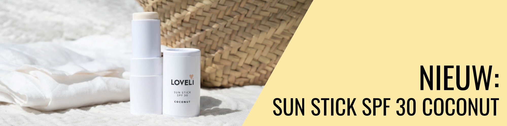 Loveli Sun stick SPF 30 banner