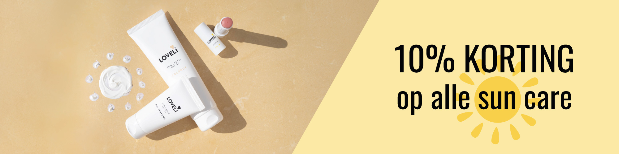 Sun Care actie banner