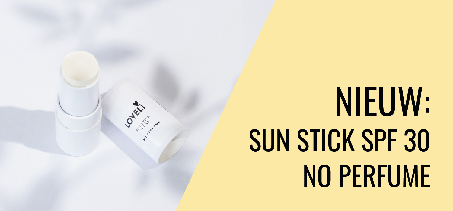 Nieuw banner Loveli Sun stick SPF 30 No Perfume