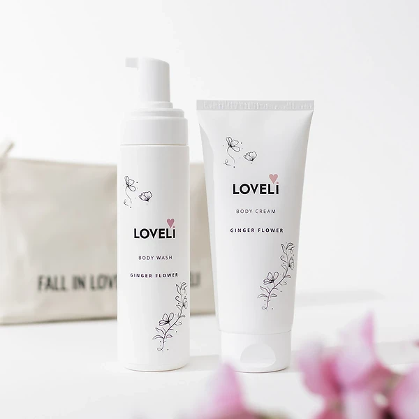 Loveli Body wash body cream ginger flower