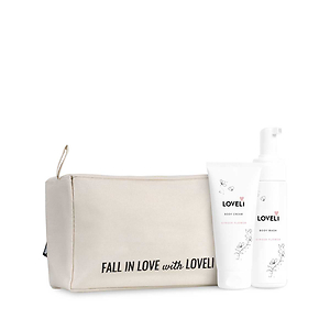 Cadeauset Ginger Flower cream toilettas