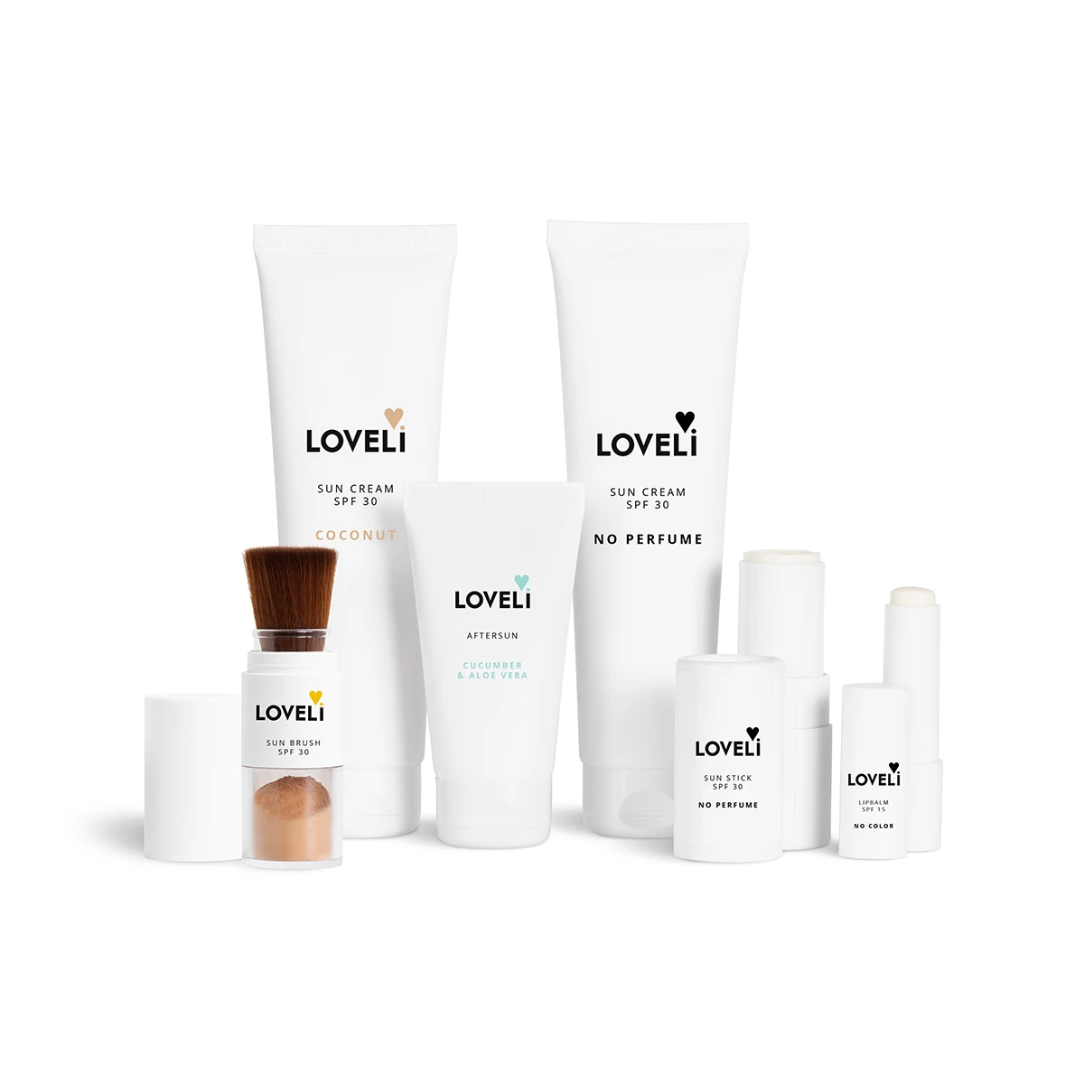 Line-up Loveli Sun care