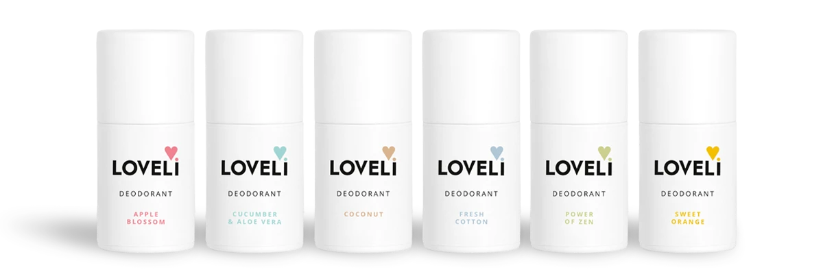 Loveli Deodorant mini set